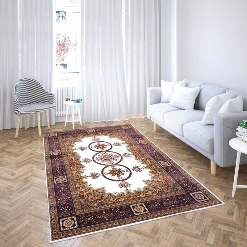 روفرشی کشدار طرح سنتی و مدرن مناسب هال و پذیرایی برند دفه کد TS 195