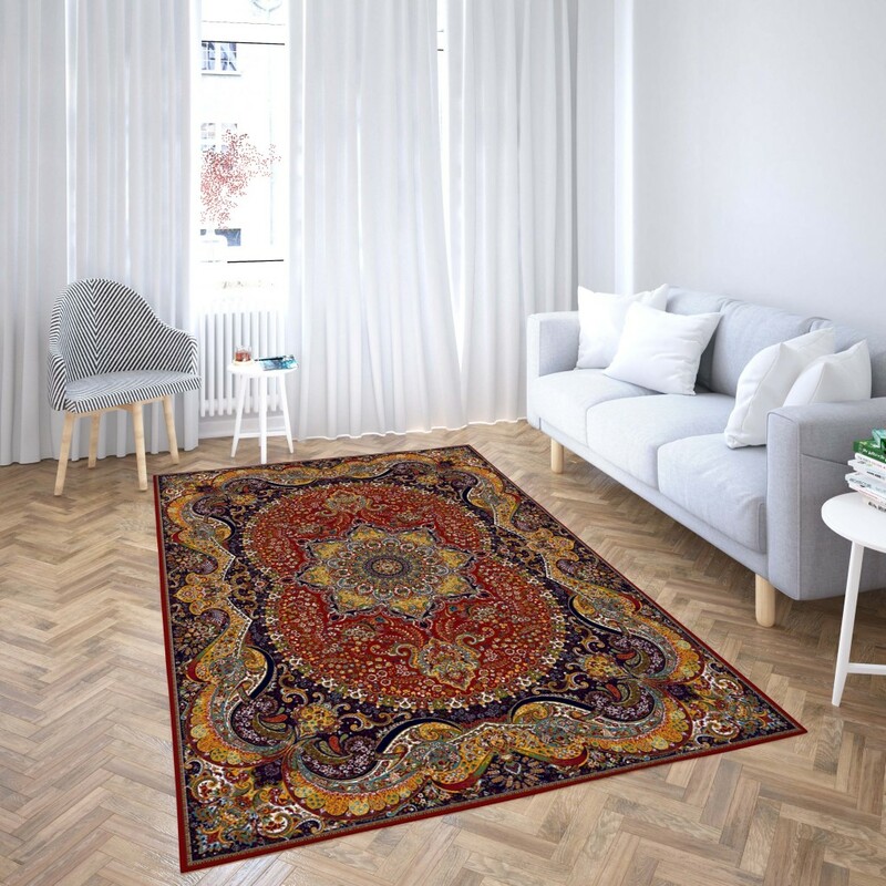 روفرشی کشدار طرح سنتی و مدرن مناسب هال و پذیرایی برند دفه کد TS 198