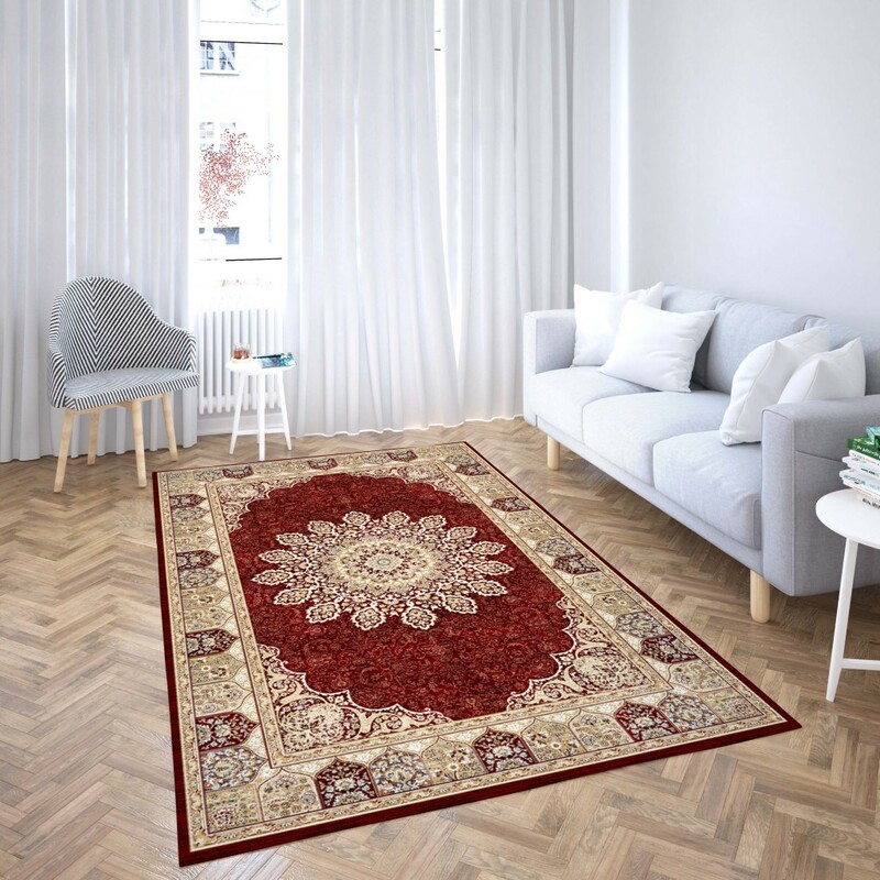 روفرشی کشدار طرح سنتی و مدرن مناسب هال و پذیرایی برند دفه کد TS 201