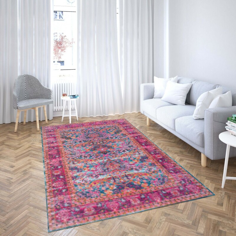 روفرشی کشدار طرح سنتی و مدرن مناسب هال و پذیرایی برند دفه کد TS 206