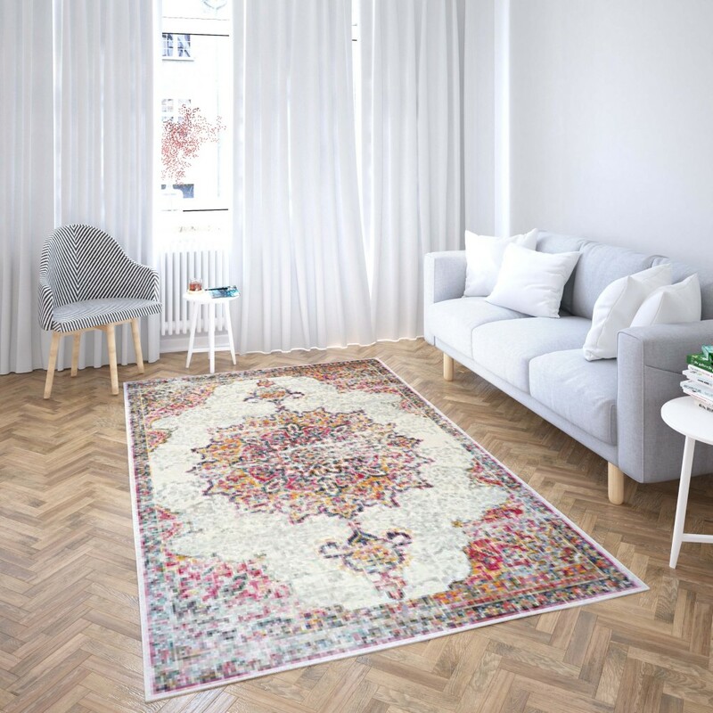 روفرشی کشدار طرح سنتی و مدرن مناسب هال و پذیرایی برند دفه کد TS 210