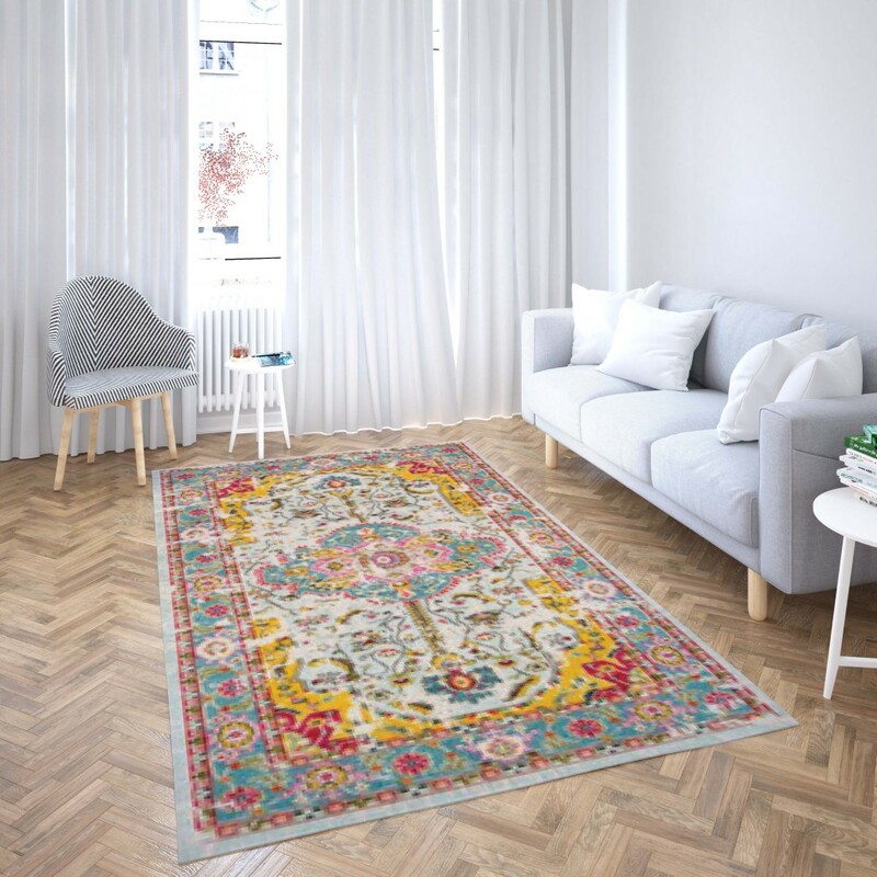 روفرشی کشدار طرح سنتی و مدرن مناسب هال و پذیرایی برند دفه کد TS 214