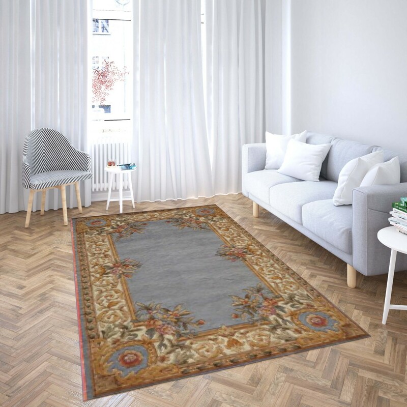 روفرشی کشدار طرح سنتی و مدرن مناسب هال و پذیرایی برند دفه کد TS 216