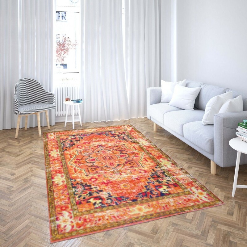 روفرشی کشدار طرح سنتی و مدرن مناسب هال و پذیرایی برند دفه کد TS 218