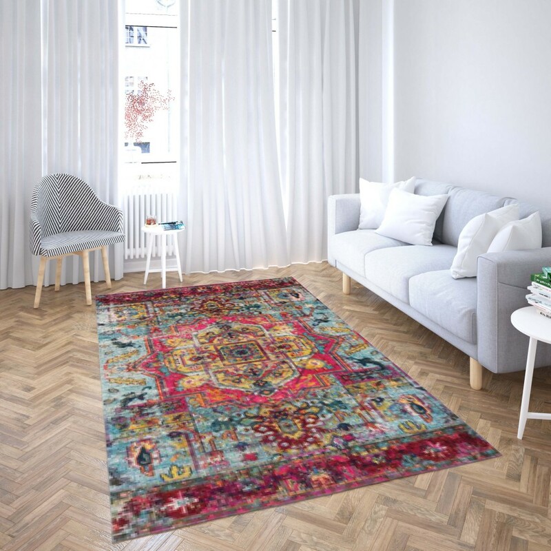 روفرشی کشدار طرح سنتی و مدرن مناسب هال و پذیرایی برند دفه کد TS 222