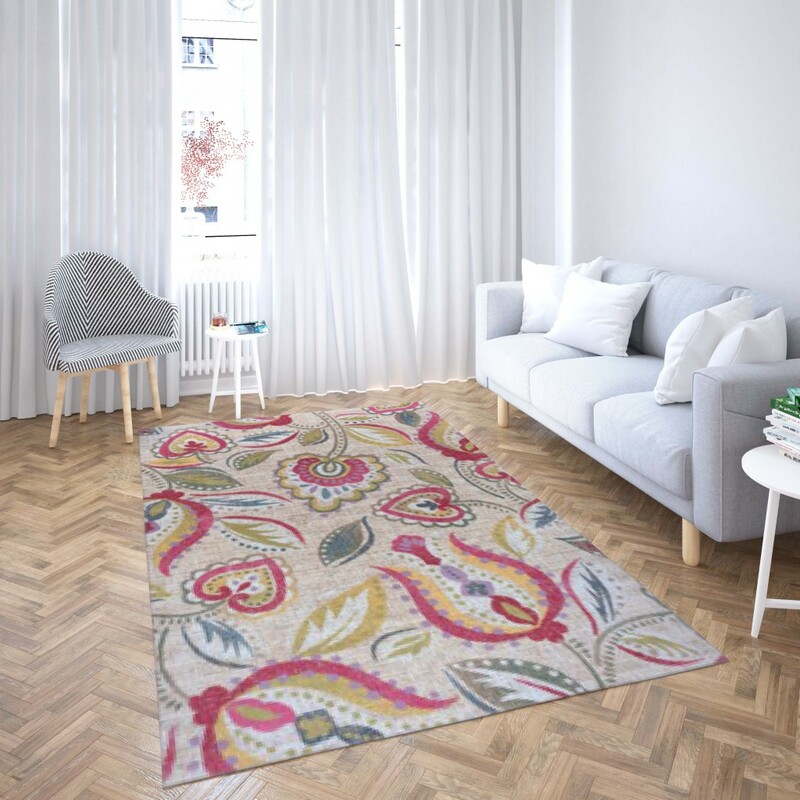 روفرشی کشدار طرح سنتی و مدرن مناسب هال و پذیرایی برند دفه کد TS 230