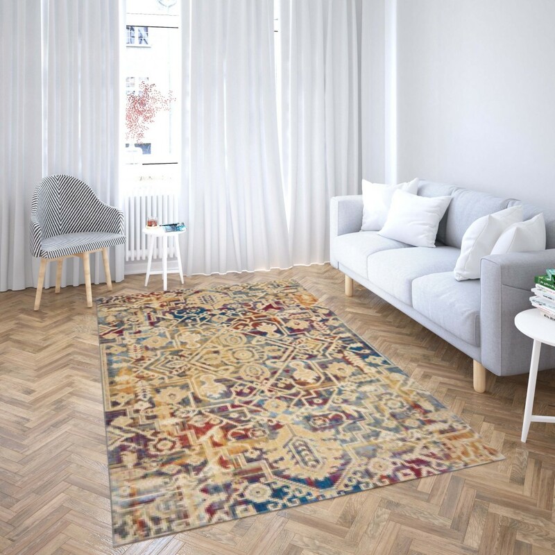 روفرشی کشدار طرح سنتی و مدرن مناسب هال و پذیرایی برند دفه کد TS 243