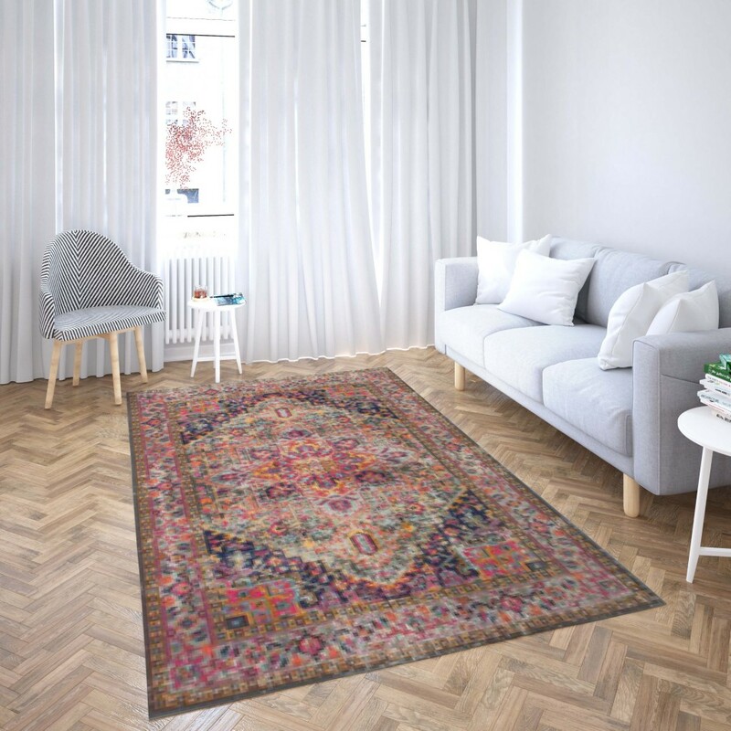 روفرشی کشدار طرح سنتی و مدرن مناسب هال و پذیرایی برند دفه کد TS 252