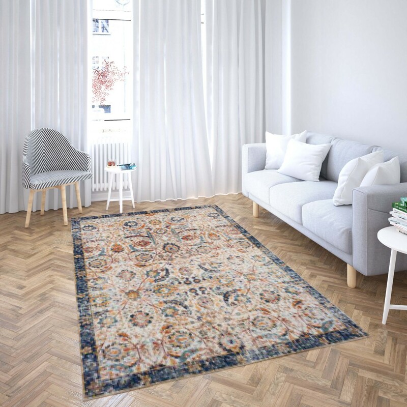 روفرشی کشدار طرح سنتی و مدرن مناسب هال و پذیرایی برند دفه کد TS 254