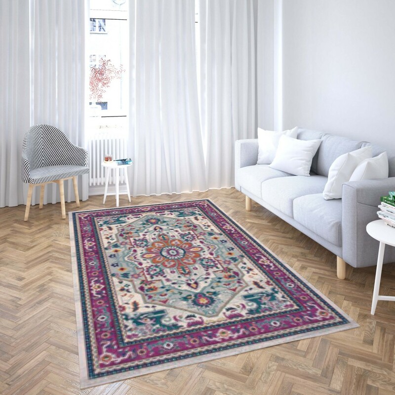 روفرشی کشدار طرح سنتی و مدرن مناسب هال و پذیرایی برند دفه کد TS 265