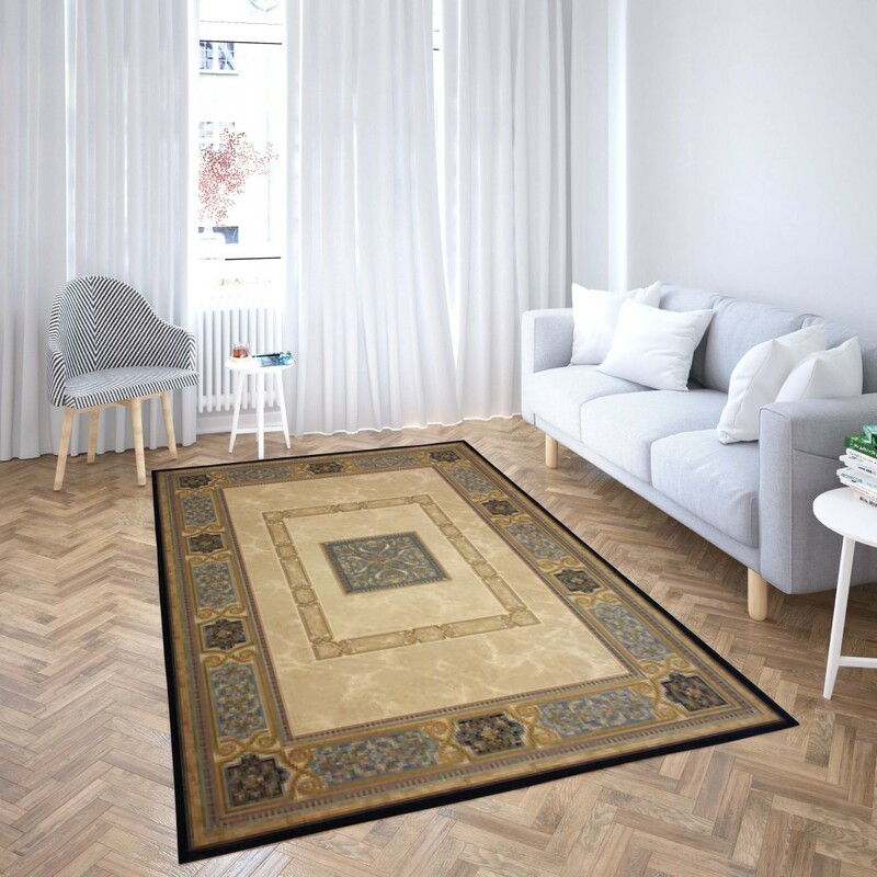 روفرشی کشدار طرح سنتی و مدرن مناسب هال و پذیرایی برند دفه کد TS 283