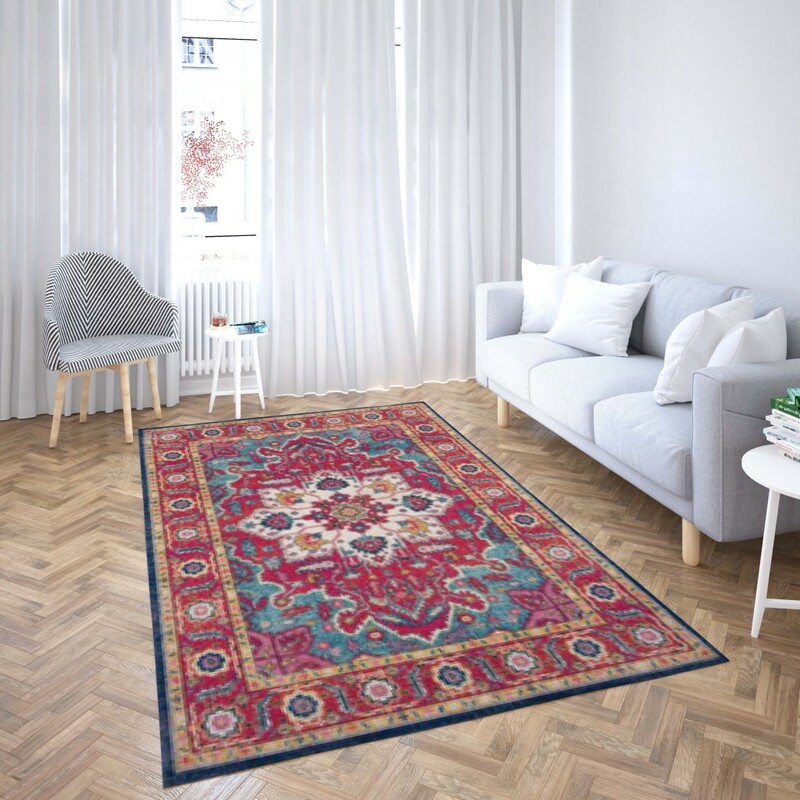 روفرشی کشدار طرح سنتی و مدرن مناسب هال و پذیرایی برند دفه کد TS 298