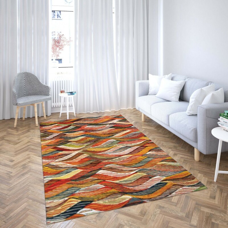 روفرشی کشدار طرح سنتی و مدرن مناسب هال و پذیرایی برند دفه کد TS 307