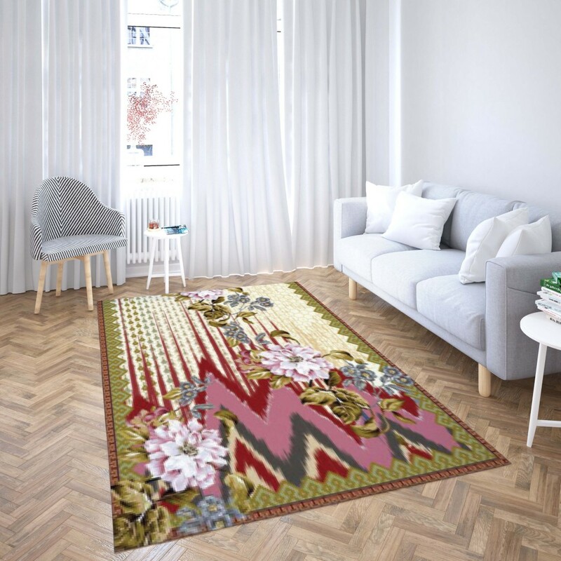 روفرشی کشدار طرح سنتی و مدرن مناسب هال و پذیرایی برند دفه کد TS 315