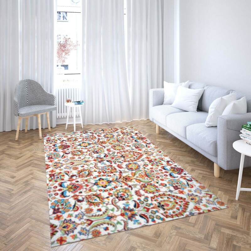 روفرشی کشدار طرح سنتی و مدرن مناسب هال و پذیرایی برند دفه کد TS 324