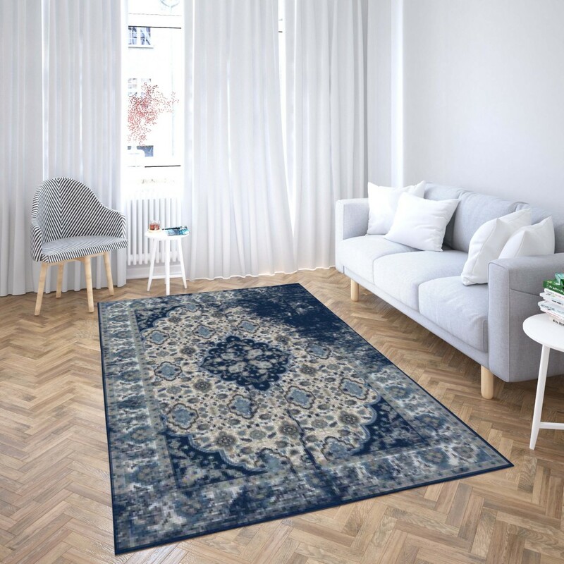 روفرشی کشدار طرح سنتی و مدرن مناسب هال و پذیرایی برند دفه کد TS 336