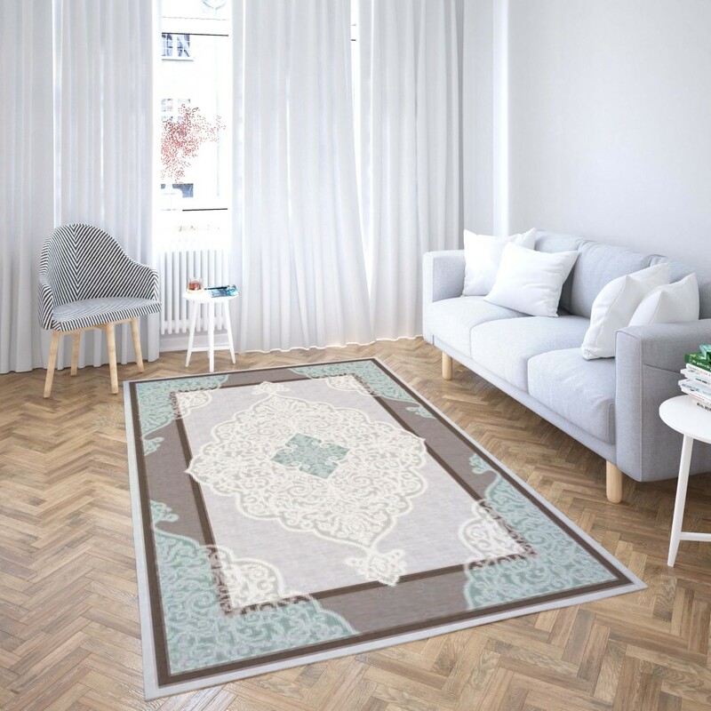 روفرشی کشدار طرح سنتی و مدرن مناسب هال و پذیرایی برند دفه کد TS 344