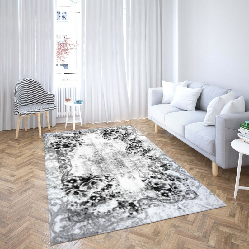 روفرشی کشدار طرح سنتی و مدرن مناسب هال و پذیرایی برند دفه کد TS 363