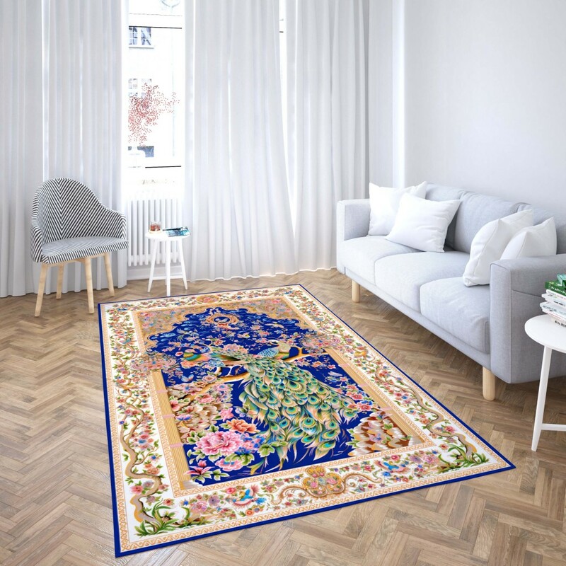 روفرشی کشدار طرح سنتی و مدرن مناسب هال و پذیرایی برند دفه کد TS 420