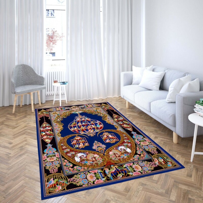 روفرشی کشدار طرح سنتی و مدرن مناسب هال و پذیرایی برند دفه کد TS 423