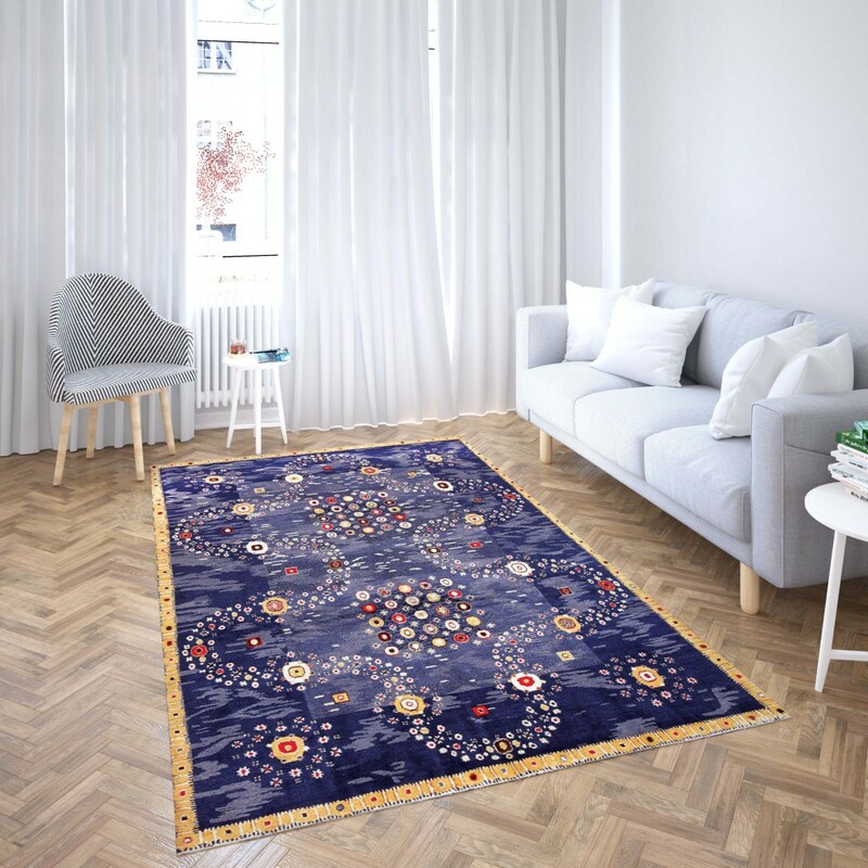 روفرشی کشدار طرح سنتی و مدرن مناسب هال و پذیرایی برند دفه کد TS 433