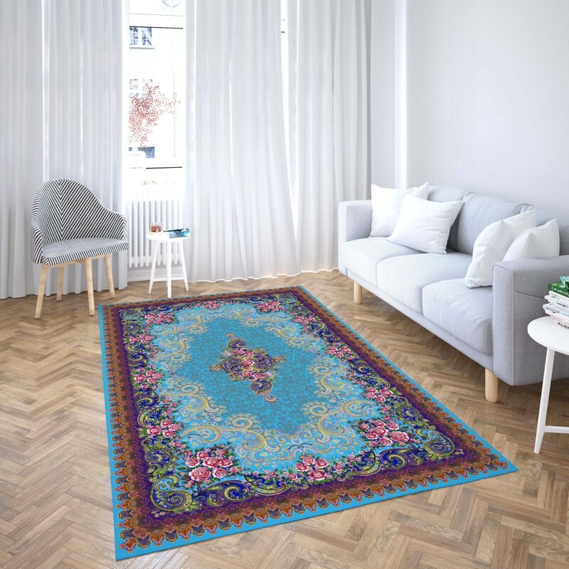 روفرشی کشدار طرح سنتی و مدرن مناسب هال و پذیرایی برند دفه کد TS 449