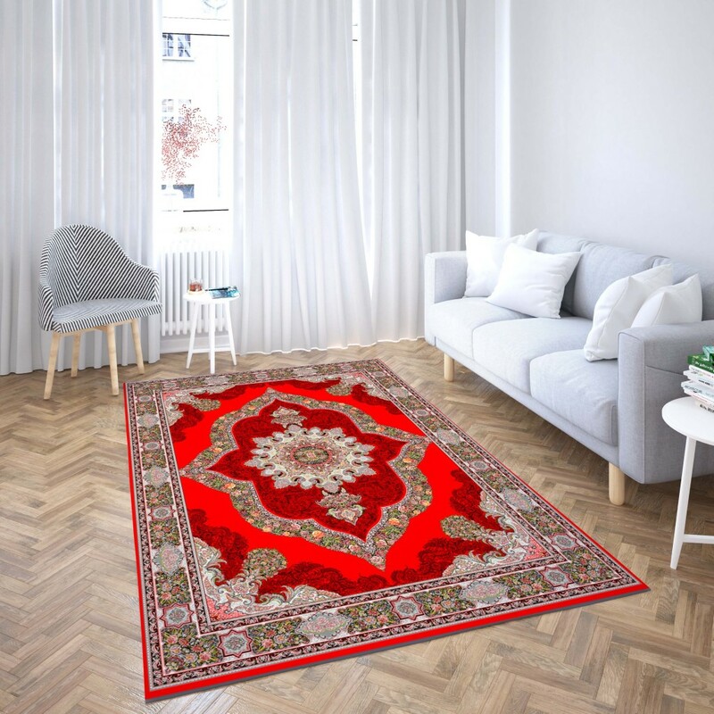 روفرشی کشدار طرح سنتی و مدرن مناسب هال و پذیرایی برند دفه کد TS 453