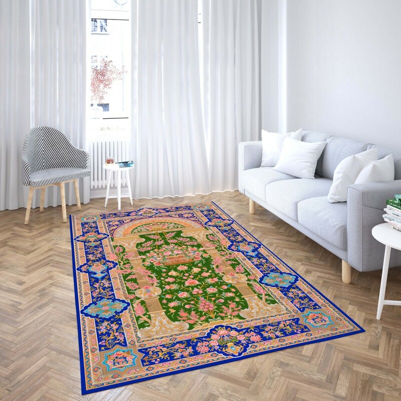 روفرشی کشدار طرح سنتی و مدرن مناسب هال و پذیرایی برند دفه کد TS 455