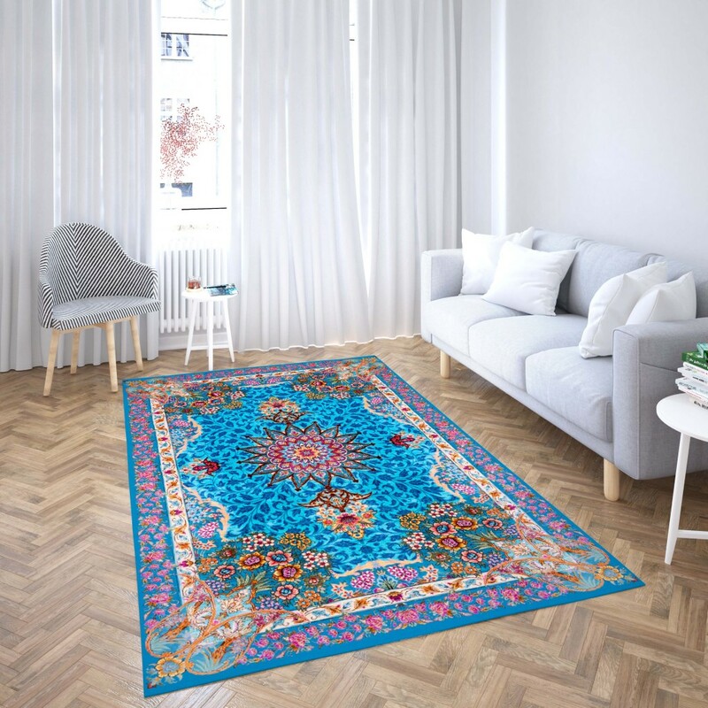 روفرشی کشدار طرح سنتی و مدرن مناسب هال و پذیرایی برند دفه کد TS 456