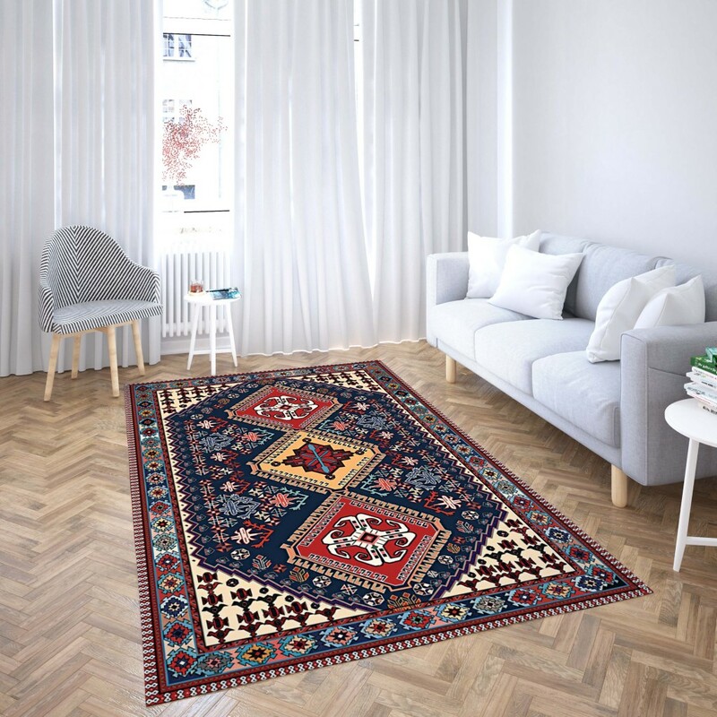 روفرشی کشدار طرح سنتی و مدرن مناسب هال و پذیرایی برند دفه کد TS 468