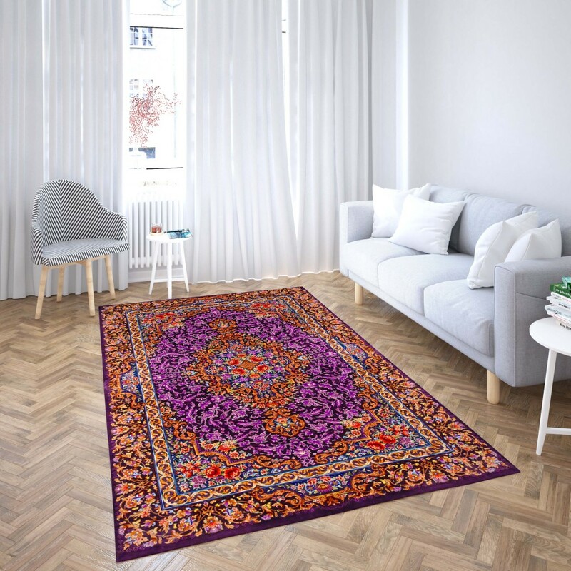 روفرشی کشدار طرح سنتی و مدرن مناسب هال و پذیرایی برند دفه کد TS 480