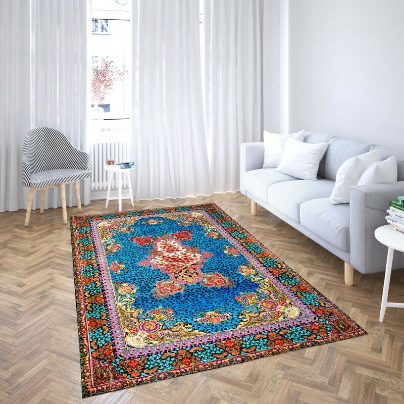 روفرشی کشدار طرح سنتی و مدرن مناسب هال و پذیرایی برند دفه کد TS 490