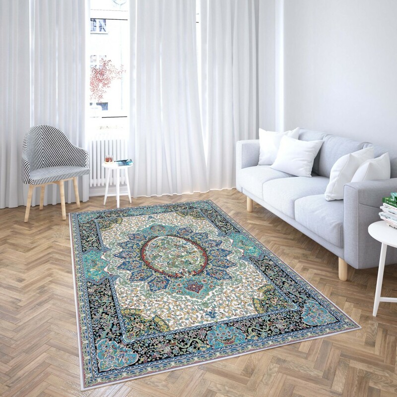 روفرشی کشدار طرح سنتی و مدرن مناسب هال و پذیرایی برند دفه کد TS 495