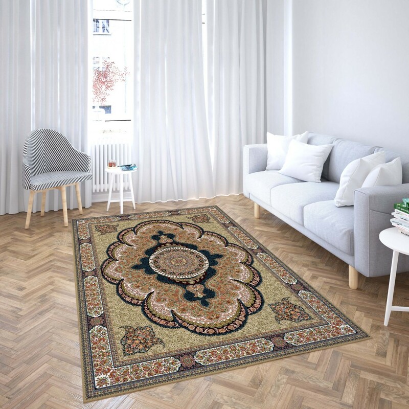 روفرشی کشدار طرح سنتی و مدرن مناسب هال و پذیرایی برند دفه کد TS 501