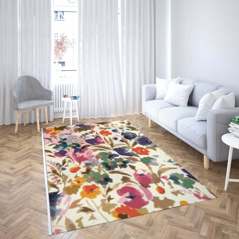 روفرشی کشدار طرح سنتی و مدرن مناسب هال و پذیرایی برند دفه کد TS 533