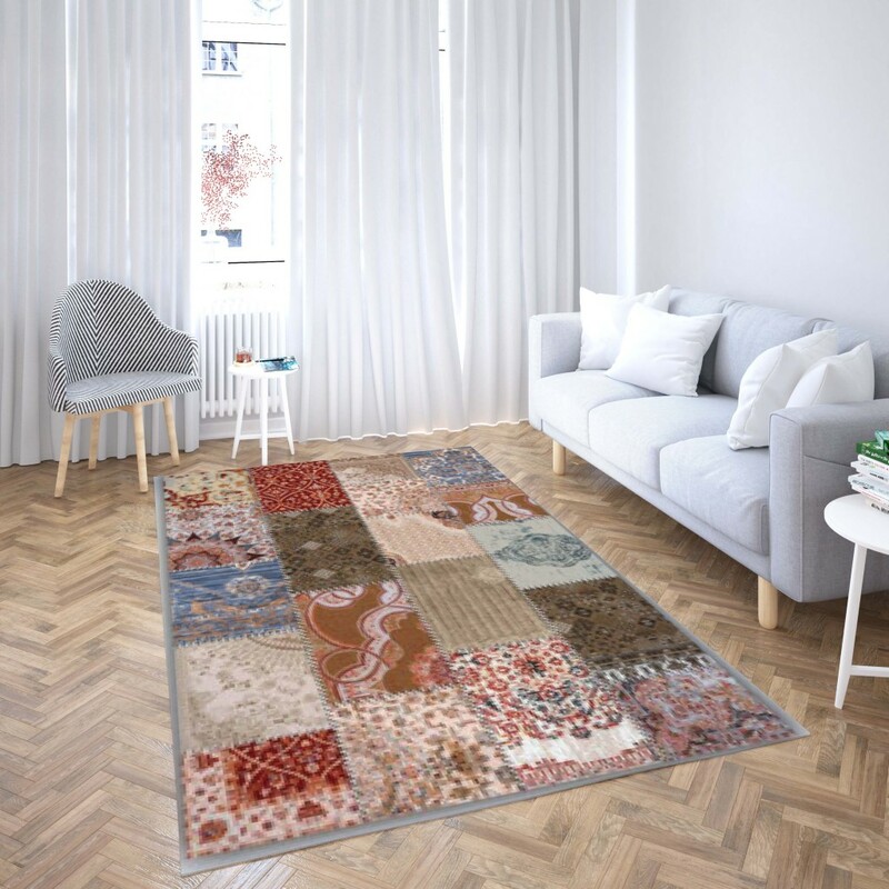 روفرشی کشدار طرح سنتی و مدرن مناسب هال و پذیرایی برند دفه کد TS 545