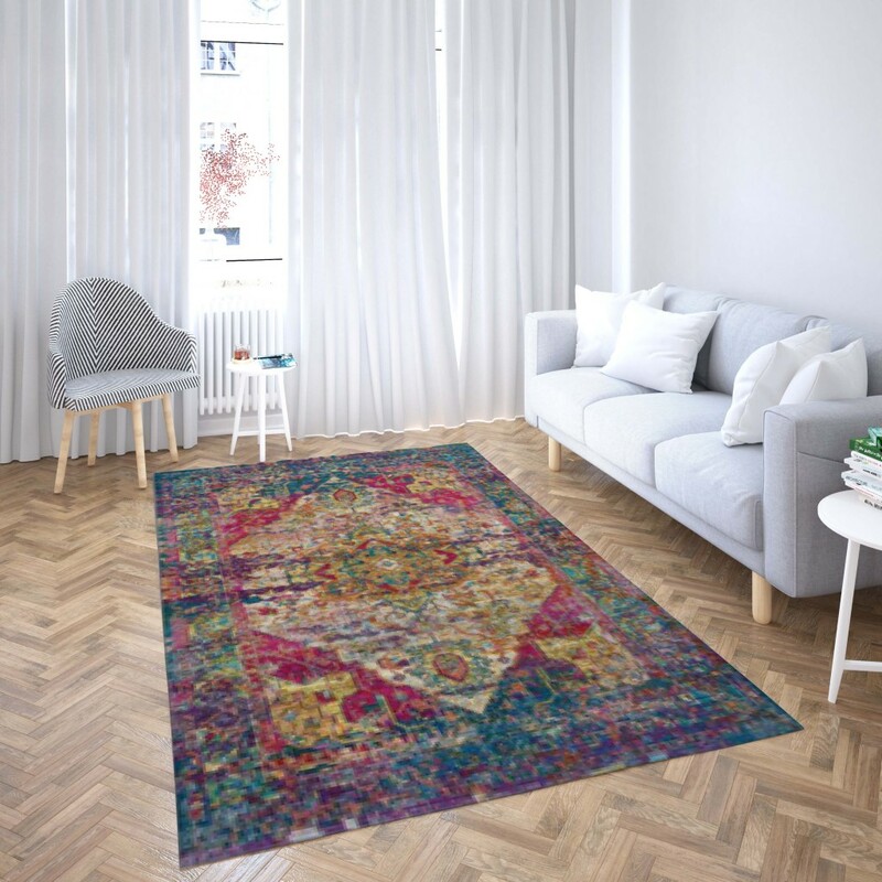 روفرشی کشدار طرح سنتی و مدرن مناسب هال و پذیرایی برند دفه کد TS 552