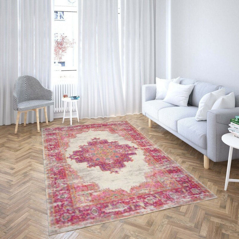 روفرشی کشدار طرح سنتی و مدرن مناسب هال و پذیرایی برند دفه کد TS 555