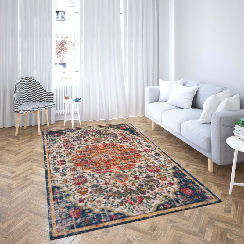 روفرشی کشدار طرح سنتی و مدرن مناسب هال و پذیرایی برند دفه کد TS 559