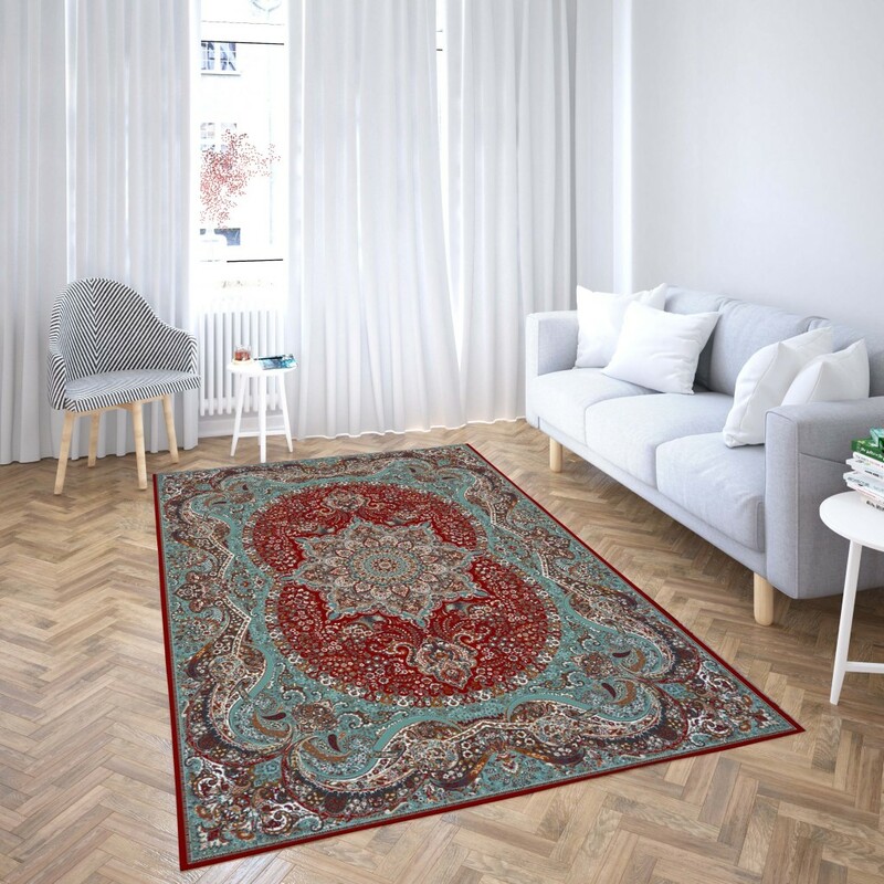 روفرشی کشدار طرح سنتی و مدرن مناسب هال و پذیرایی برند دفه کد TS 566