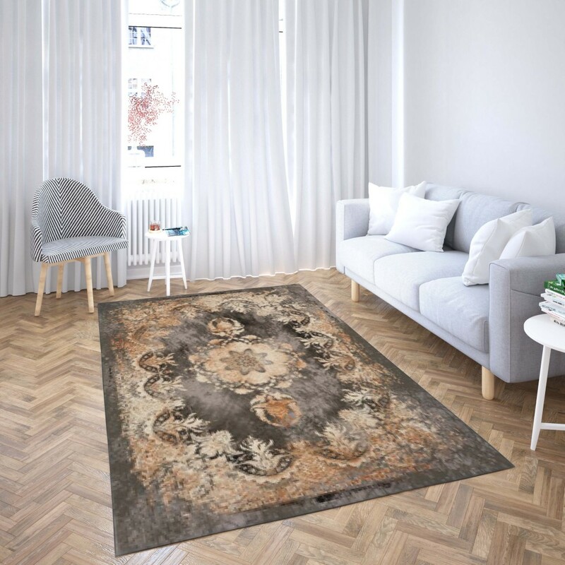 روفرشی کشدار طرح سنتی و مدرن مناسب هال و پذیرایی برند دفه کد TS 808