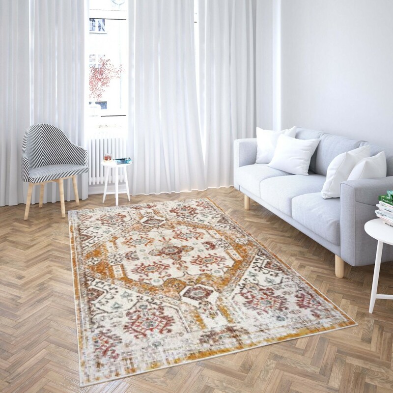 روفرشی کشدار طرح سنتی و مدرن مناسب هال و پذیرایی برند دفه کد TS 836