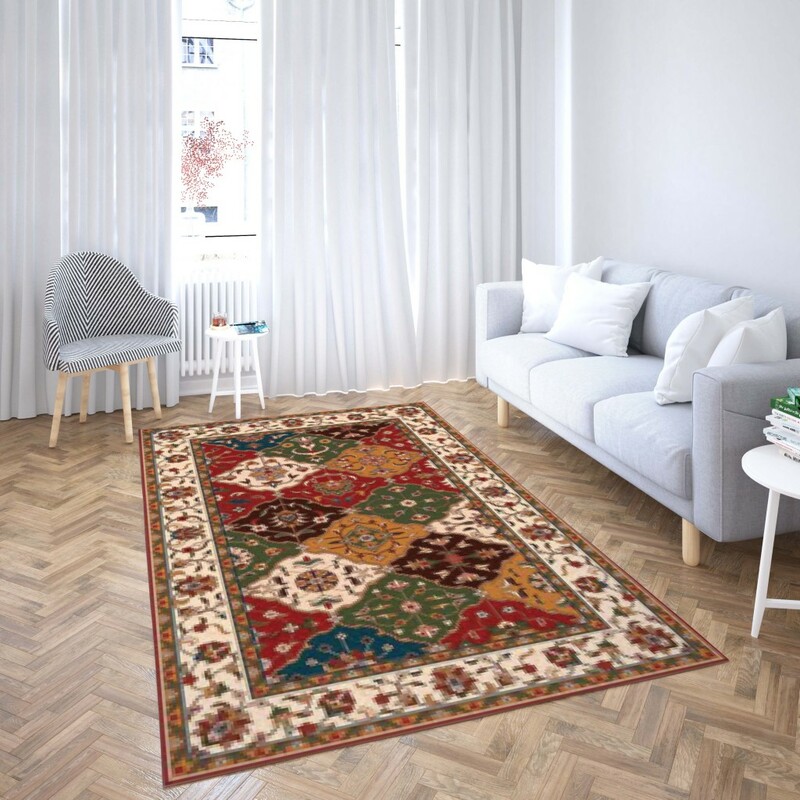 روفرشی کشدار طرح سنتی و مدرن مناسب هال و پذیرایی برند دفه کد TS 838