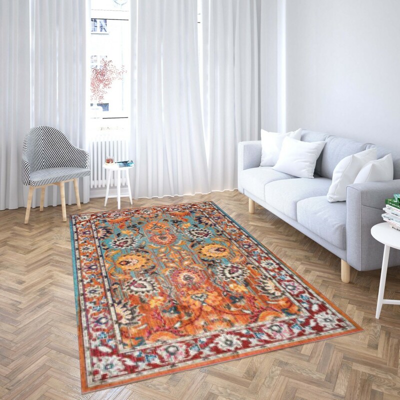 روفرشی کشدار طرح سنتی و مدرن مناسب هال و پذیرایی برند دفه کد TS 855