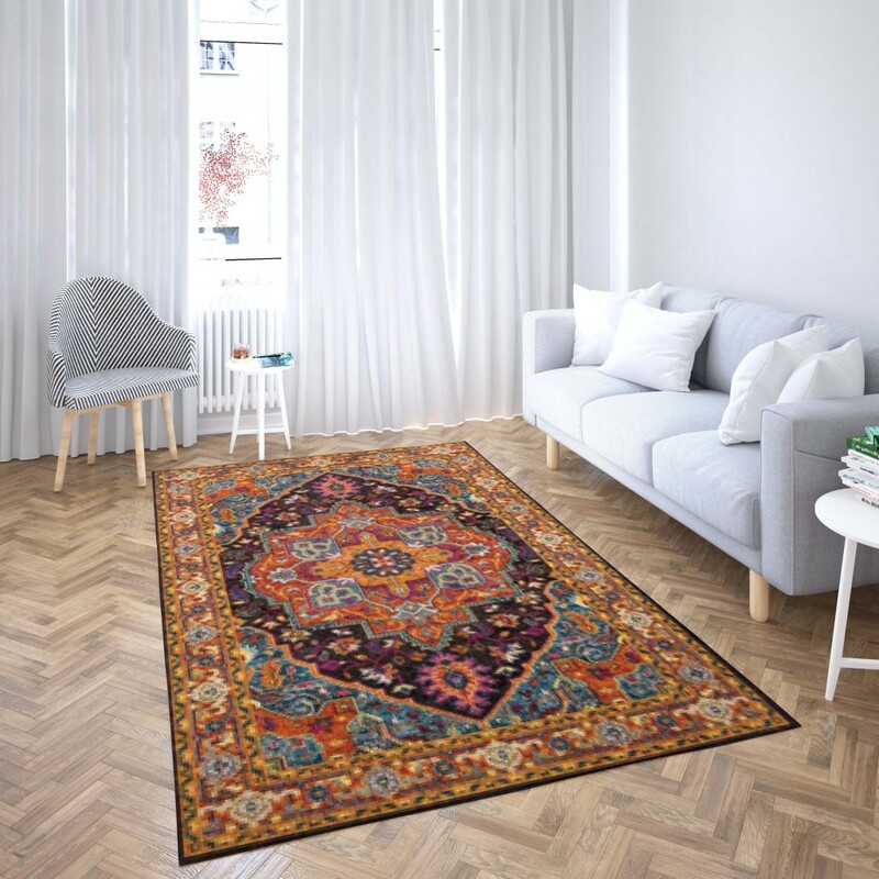 روفرشی کشدار طرح سنتی و مدرن مناسب هال و پذیرایی برند دفه کد TS 870