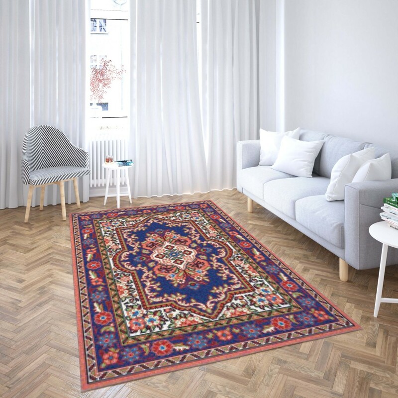 روفرشی کشدار طرح سنتی و مدرن مناسب هال و پذیرایی برند دفه کد TS 878