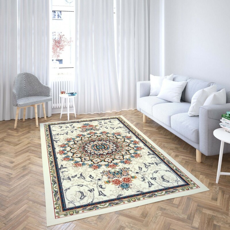 روفرشی کشدار طرح سنتی و مدرن مناسب هال و پذیرایی برند دفه کد TS 889