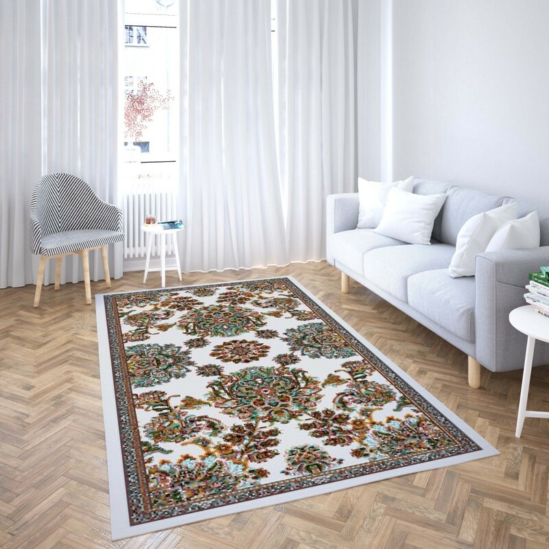 روفرشی کشدار طرح سنتی و مدرن مناسب هال و پذیرایی برند دفه کد TS 905