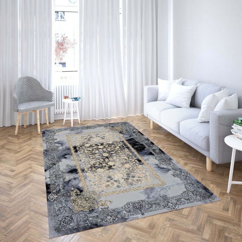 روفرشی کشدار طرح سنتی و مدرن مناسب هال و پذیرایی برند دفه کد TS 956