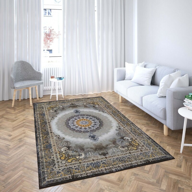 روفرشی کشدار طرح سنتی و مدرن مناسب هال و پذیرایی برند دفه کد TS 959